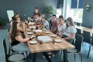 4. Uczestnicy projektu podczas spotkania podsumowującego.