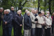 Odsłonięcie posągu św. Floriana na plantach przy kościele św. Antoniego.
