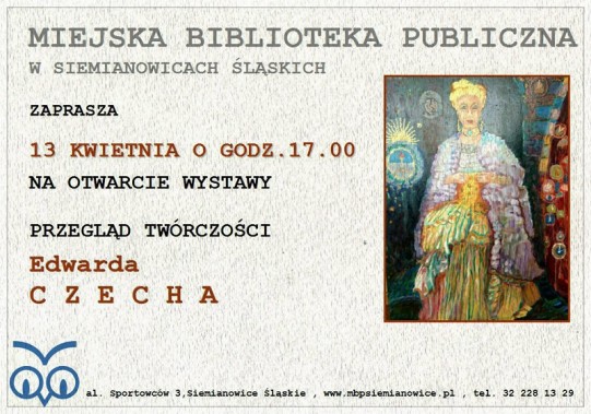 Wystawa prac Edwarda Czecha - plakat