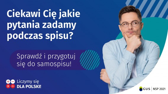 Narodowy Spis Powszechny Ludności i Mieszkań 2021 - grafika.