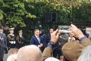 Odsłonięcie pomnika Wojciecha Korfantego w Warszawie.