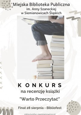 Konkurs na recenzję książki