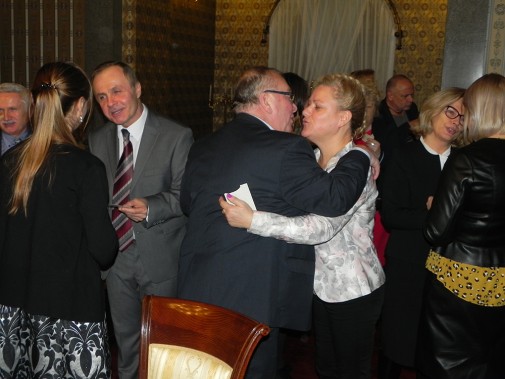 Wigilijne spotkanie zarządu Szpitala Miejskiego w Siemianowicach Śląskich.