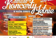Koncerty Letnie w Amfiteatrze - plakat