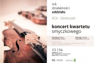 Rok działalności SCK Zameczek - plakat