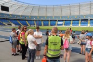 Siemianowickie dzieci na wycieczce na Stadionie Śląskim w ramach Akcji Lato 2020