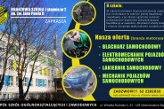 Plakat dla zawodów z branży motoryzacyjnej