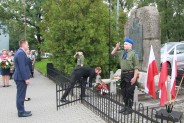 Delegacja radnych Rady Miasta składa hołd obrońcom Kopalni „Michał”