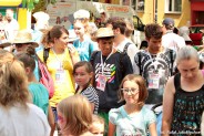 Pielgrzymi Światowych Dni Młodzieży w Siemianowicach Śląskich. Rynek Miejski, Święto Czekolady.
