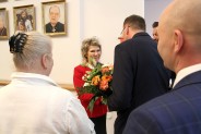 Dorota Tobiszowska, Senator RP oraz Adam Cebula, Przewodniczący Rady Miasta Siemianowic Śląskich.