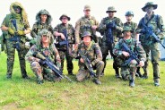 Siemianowicki ASG Team Cicho Sza podczas przygotowań do manewrów proobronnych „Combat Alert”.