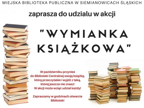 Wymianka książkowa - plakat