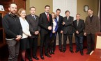 Siemianowiccy artyści z wizytą u Prezydenta