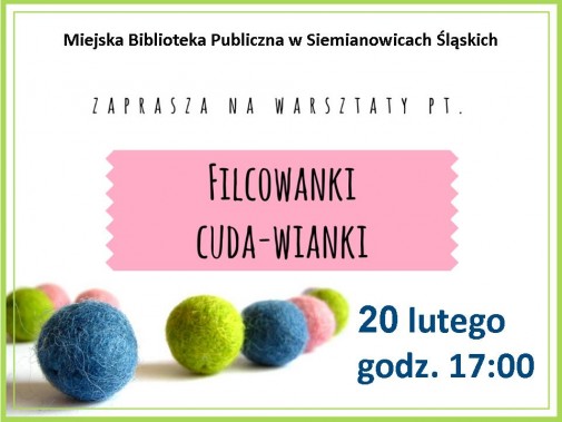 Filcowani cuda wianki - plakat