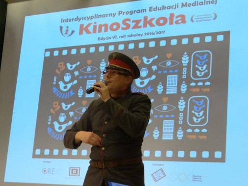 Aktor prowadzący spotkanie