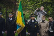 Odsłonięcie posągu św. Floriana na plantach przy kościele św. Antoniego.
