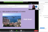 Slajd z szóstego spotkania projektu CHANCE – wyspa Hvar
