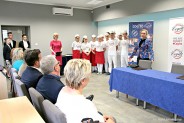 Uroczyste podpisanie umowy dotyczącej współpracy pomiędzy zakładem piekarniczo-cukierniczym…