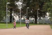 Ścieżki rowerowe na "Rzęsie". Siemianowice Ślaskie.