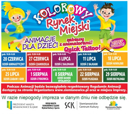 Animacje dla dzieci - plakat