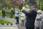 Odsłonięcie posągu św. Floriana na plantach przy kościele św. Antoniego.