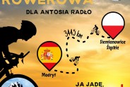 Plakat promujący wyprawę Tomasza Dziergi. W dolnym lewym rogu widać twarz Tomasza Dziergi, a w…