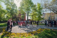 Widok ogólny na uczestników uroczystości
