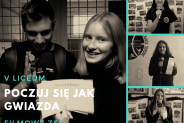 Uczniowie V LO promują filmową szkołę