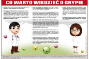 Ulotka na temat grypy