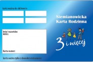 Siemianowicka Karta Rodzinna - rewers