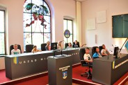 Siemianowiccy uczniowie podczas wakacyjnych zajęć II Turnusu Letniej Akademii Przedsiębiorczości.