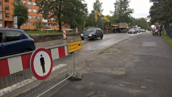 Prace remontowe na ul. Wróblewskiego