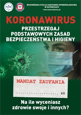 Ulotka antycovidowa strona 1.
