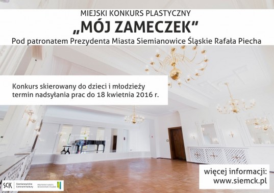 "Mój Zameczek" - plakat