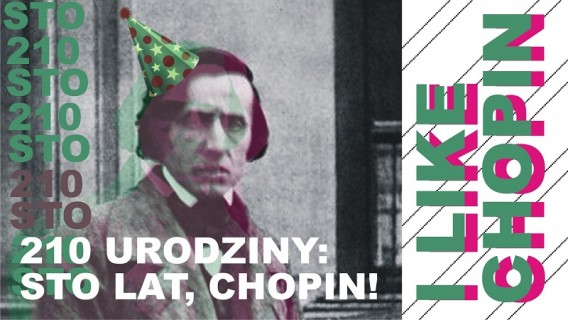 210. rocznica urodzin Fryderyka Chopina - plakat