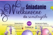 Śniadanie wielkanocne dla samotnych - plakat