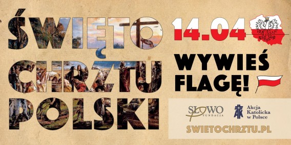 Baner Święta Chrztu Polski