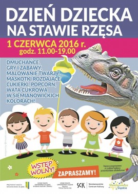 Dzień Dziecka na Rzęsie - plakat