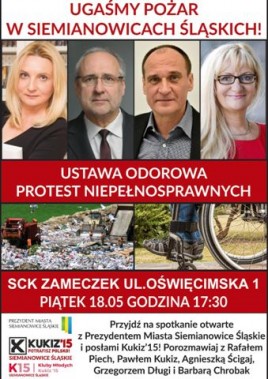 plakat spotkanie otwarte w zameczku