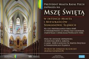 Msza św. w intencji miasta - plakat