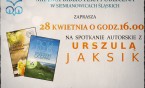 Spotkanie z Urszulą Jaksik