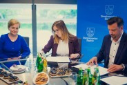 Podpisanie listu intencyjnego gwarantującego współpracę pomiędzy Siemianowicami Śląskimi, Szkołą…
