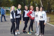 uczennice Meritum przed zawodami sportowymi