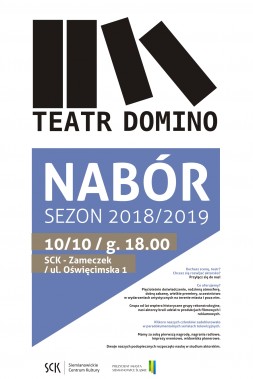 Nabór do Teatru DOMINO - plakat