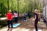 Pilates pod chmurką