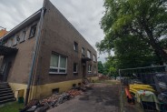 Budynek przedszkola przygotowywany do termomodernizacji.