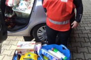 Zbiórka darów dla Ukrainy organizowana przez Caritas