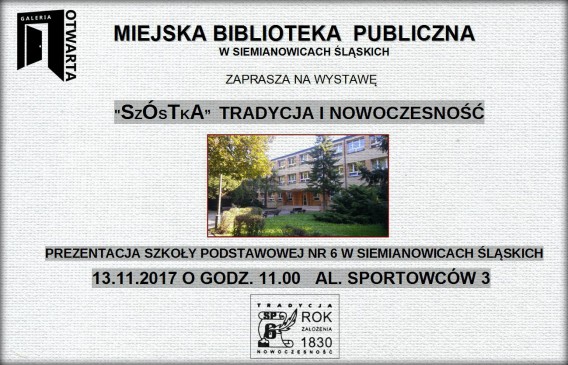 Wystawa w Bibliotece - plakat