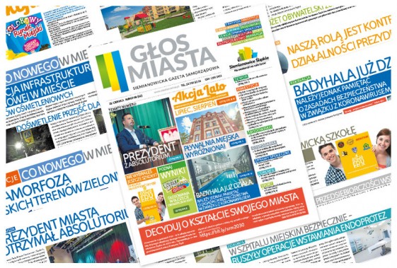 Głos Miasta siemianowicka gazeta samorządowa - wydanie czerwcowe.