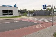 Przejście dla rowerzystów na ul. Świerczewskiego